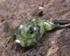 Douglas Creek pounamu hei matau pendant - NZ Greenstone