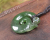 Koropepe carved from Hapopo Pounamu - NZ Greenstone