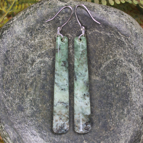 Hapopo Pounamu Earrings