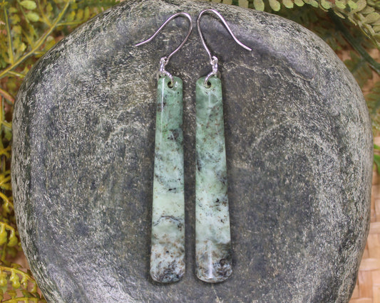 Hapopo Pounamu Earrings