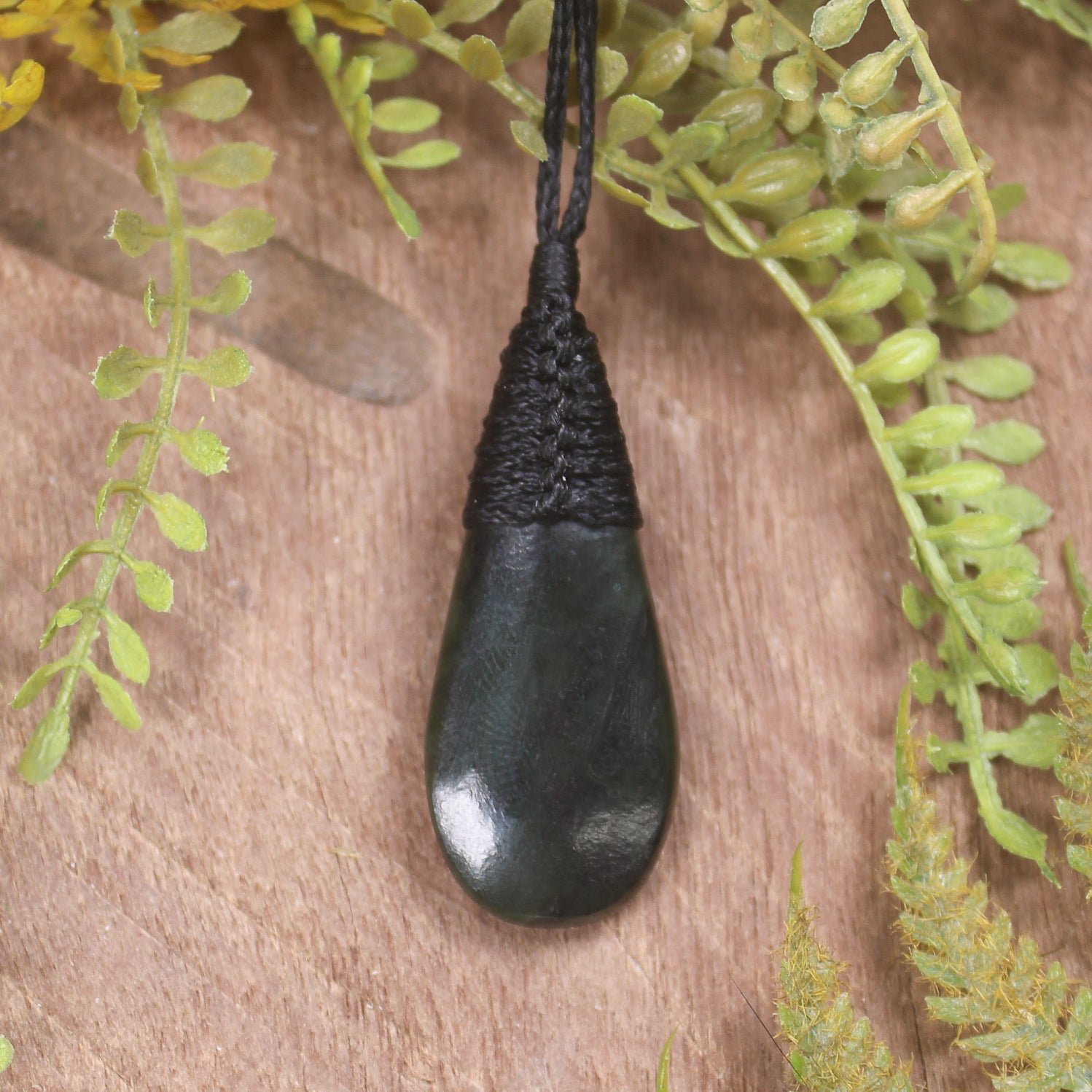 Rimu Pounamu Roimata Pendant - NZ Greenstone