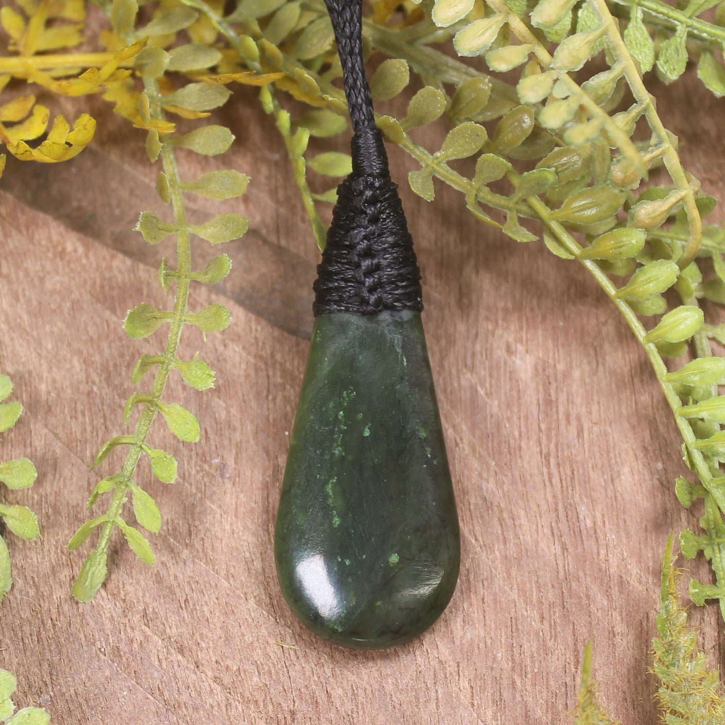 Rimu Pounamu Roimata Pendant - NZ Greenstone
