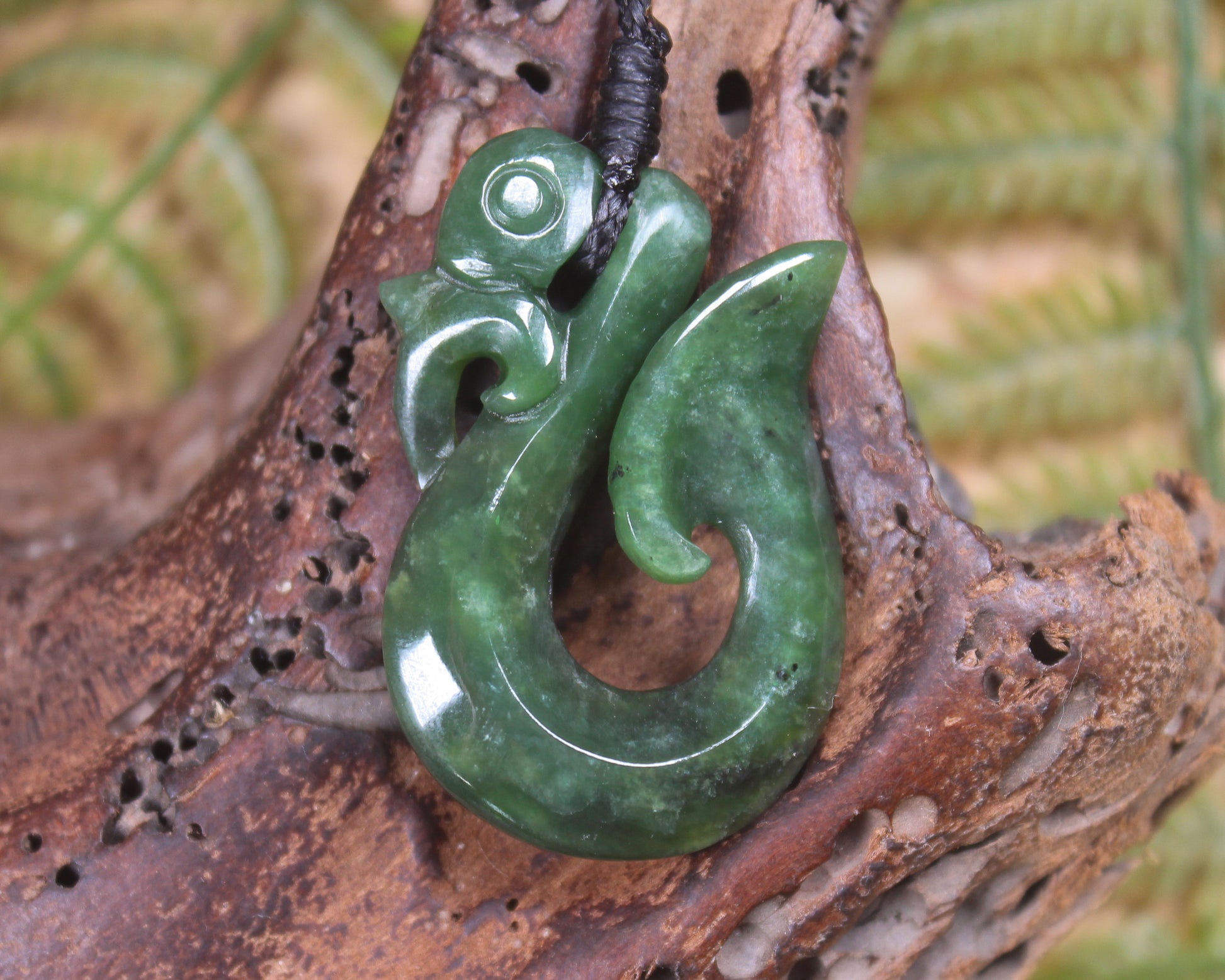 Manaia carved from Hapopo Pounamu - NZ Greenstone