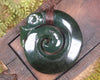 Koropepe carved from Kawakawa Pounamu - NZ Greenstone