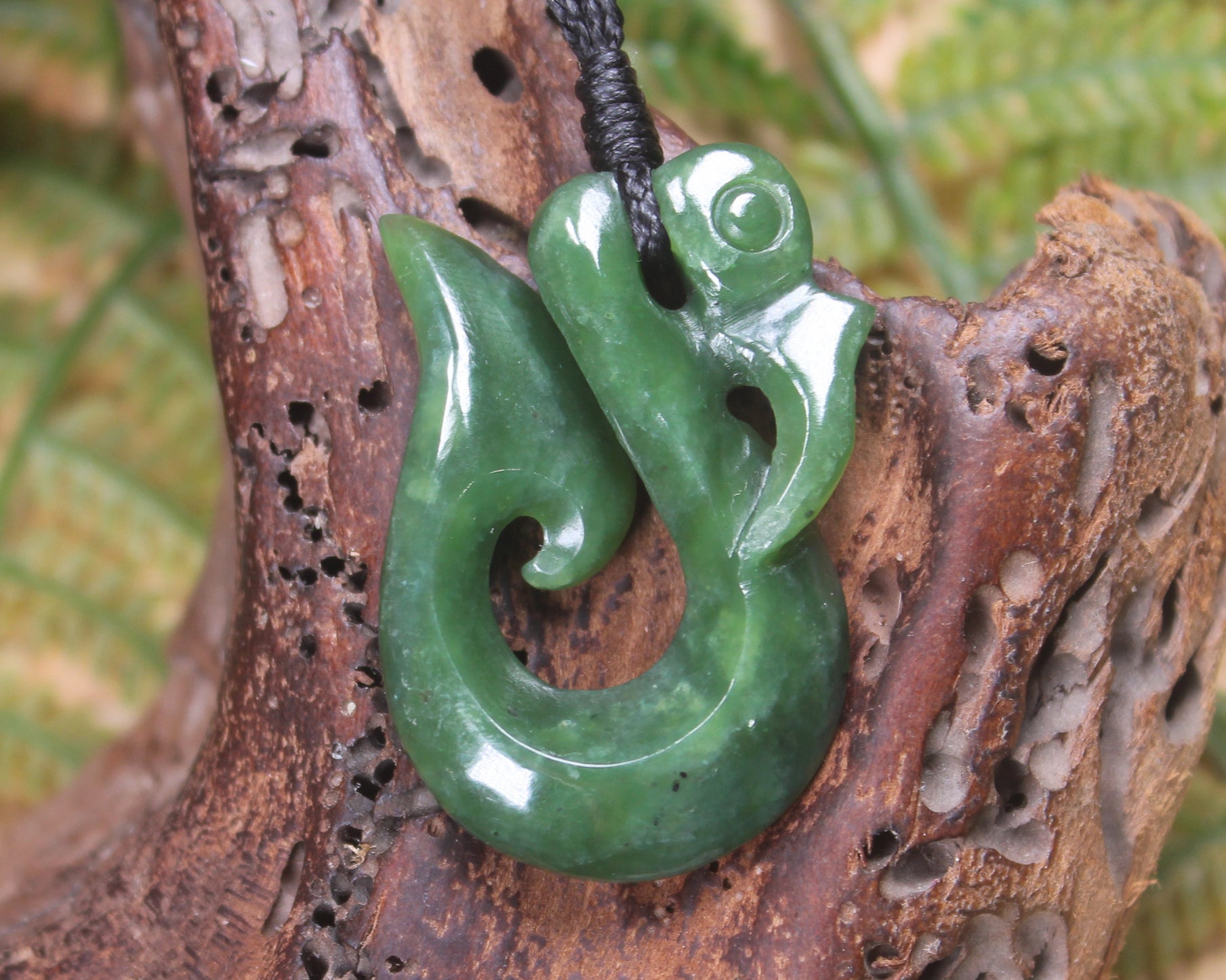 Manaia carved from Hapopo Pounamu - NZ Greenstone