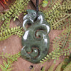 Manaia carved from Hapopo Pounamu - NZ Greenstone