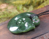 Koropepe carved from Hapopo Pounamu - NZ Greenstone