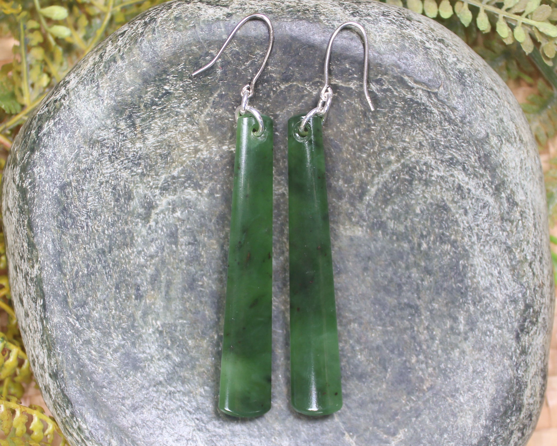 Hapopo Pounamu Earrings