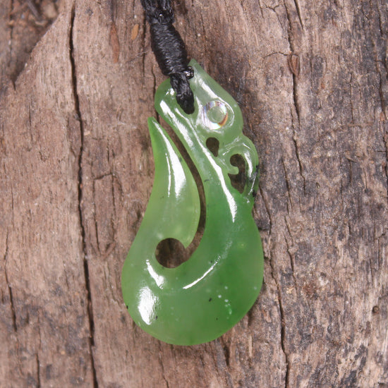 Manaia carved from Hapopo Pounamu - NZ Greenstone