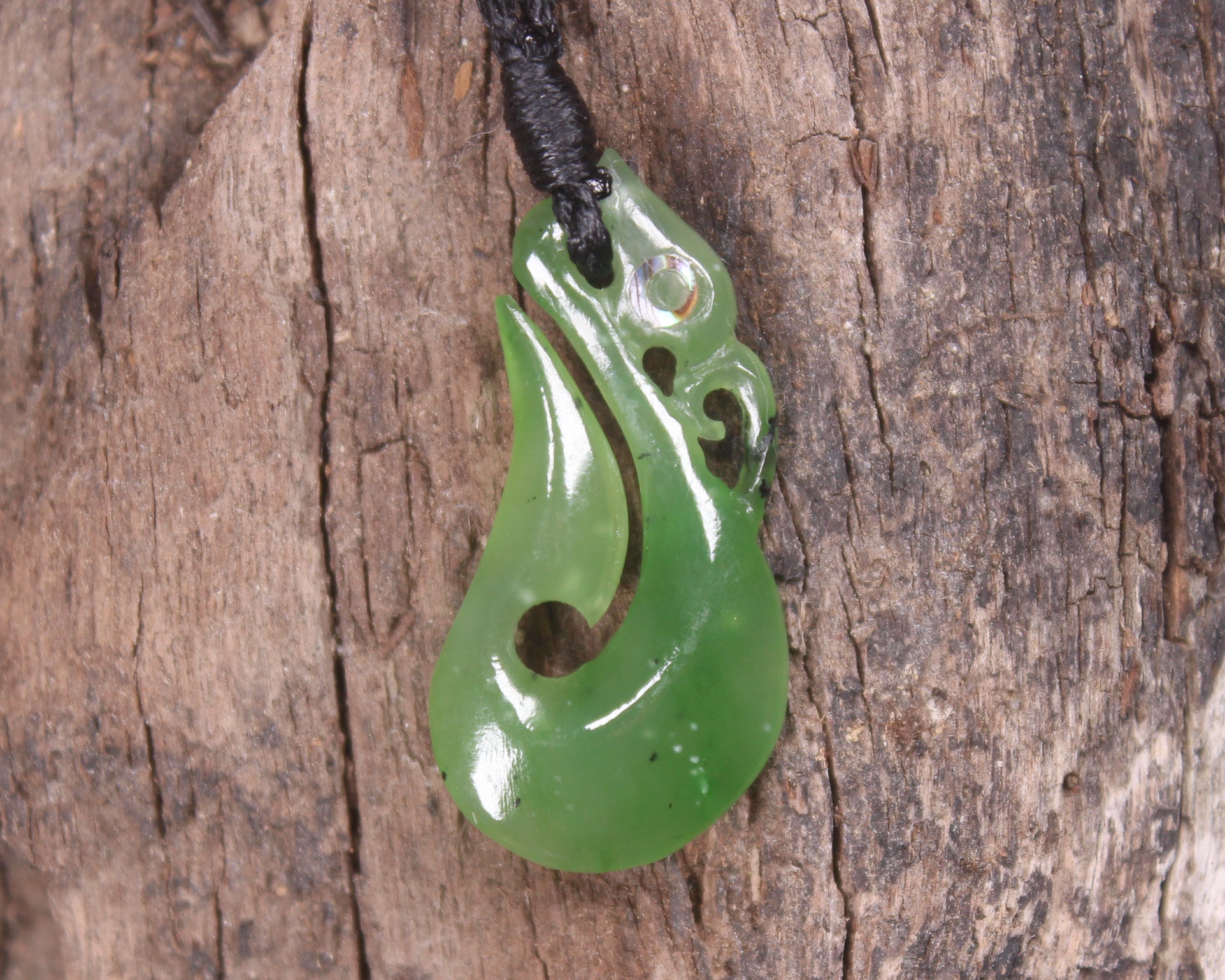 Manaia carved from Hapopo Pounamu - NZ Greenstone