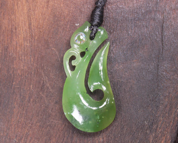Manaia carved from Hapopo Pounamu - NZ Greenstone