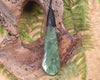 Roimata Teardrop carved from Hapopo Pounamu - NZ Greenstone