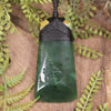 Flower Jade Pounamu Toki Pendant - NZ Greenstone