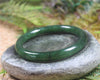 Bangle carved from Hapopo Pounamu - NZ Greenstone