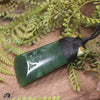 Flower Jade Pounamu Toki Pendant - NZ Greenstone