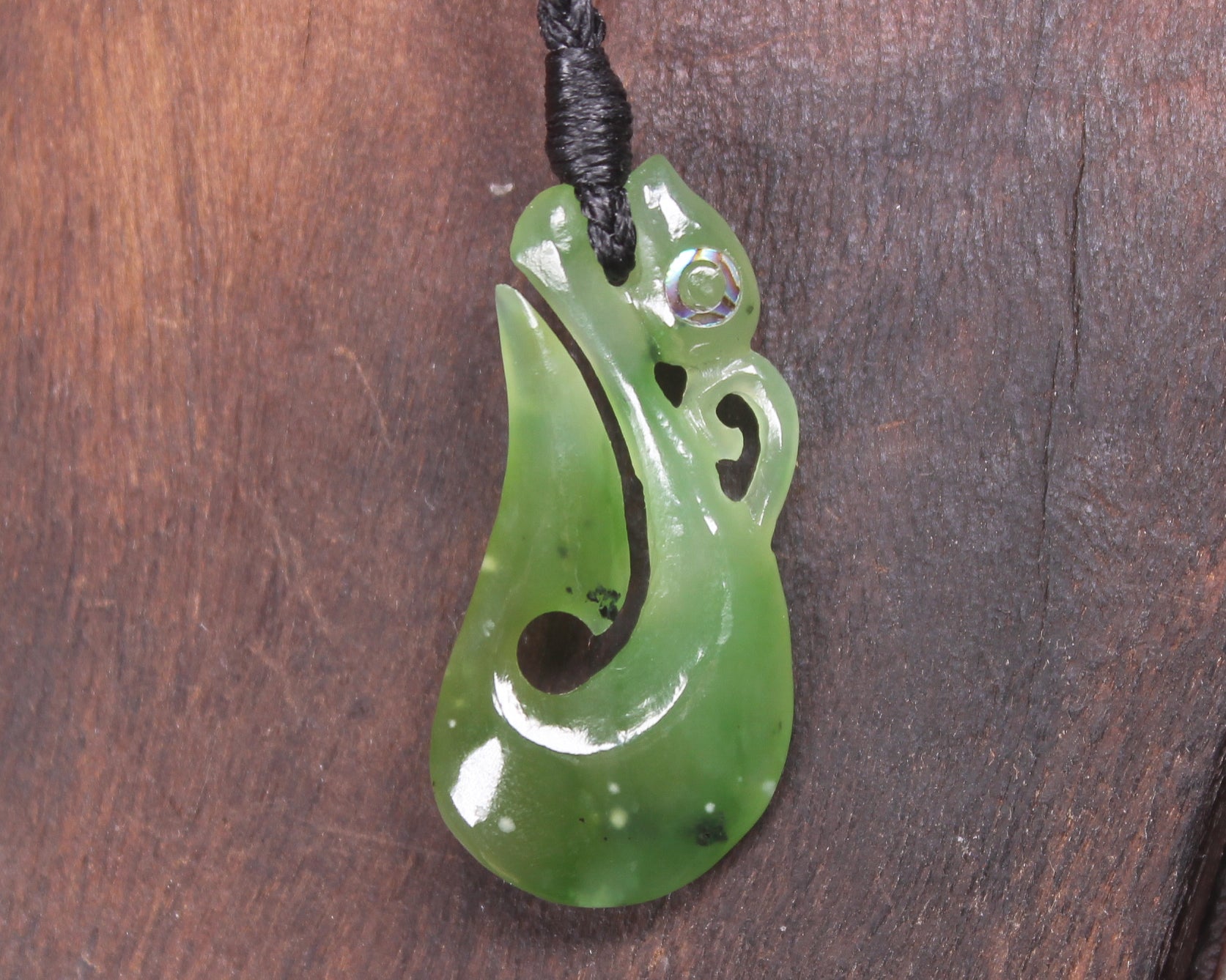 Manaia carved from Hapopo Pounamu - NZ Greenstone