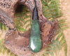 Roimata Teardrop carved from Hapopo Pounamu - NZ Greenstone