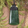 Flower Jade Pounamu Toki Pendant - NZ Greenstone