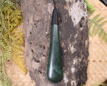 Rimu Pounamu Roimata Pendant - NZ Greenstone