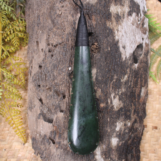 Rimu Pounamu Roimata Pendant - NZ Greenstone