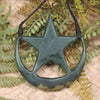 Whetumarama or Ratana Star Symbol carved from Flower Jade Pounamu - New Zealand Greenstone