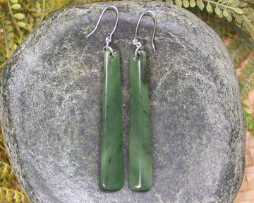 Hapopo Pounamu Earrings