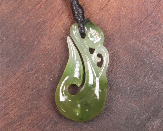 Manaia carved from Hapopo Pounamu - NZ Greenstone