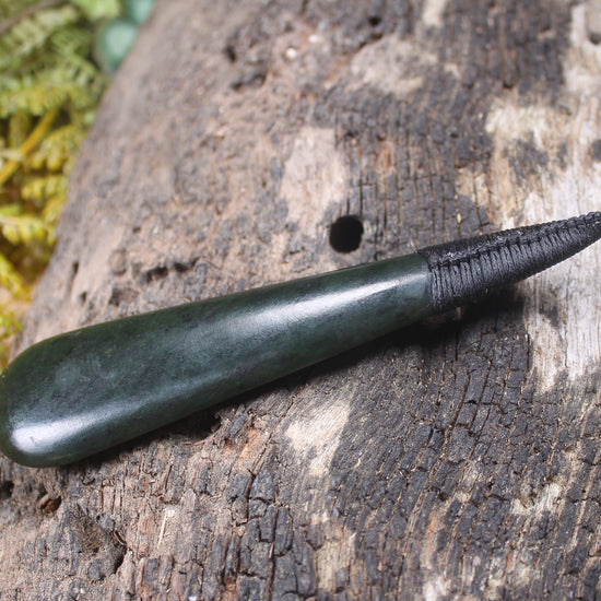 Kawakawa Pounamu Roimata Pendant - NZ Greenstone