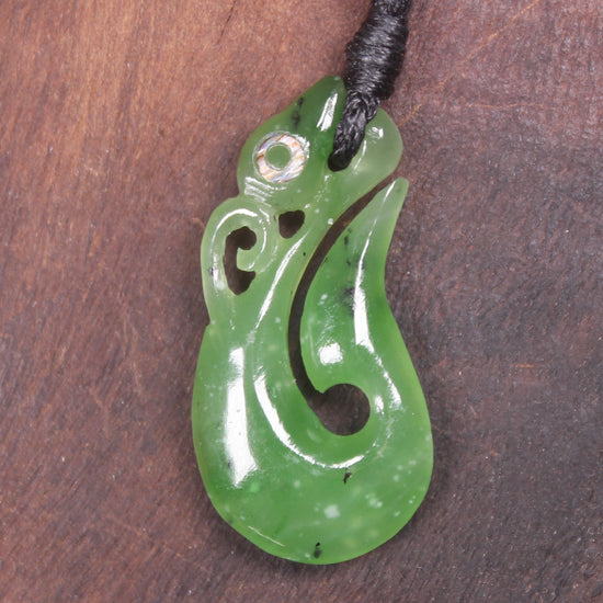 Manaia carved from Hapopo Pounamu - NZ Greenstone