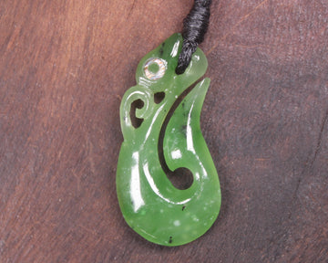 Manaia carved from Hapopo Pounamu - NZ Greenstone