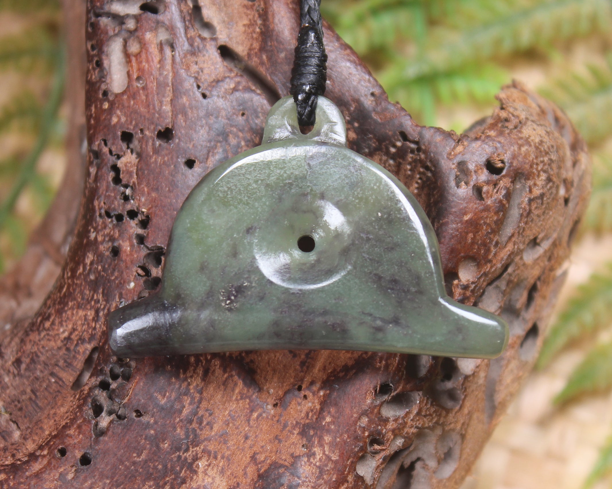 NZ Greenstone Shepards Dog Whistle Hapopo Pounamu