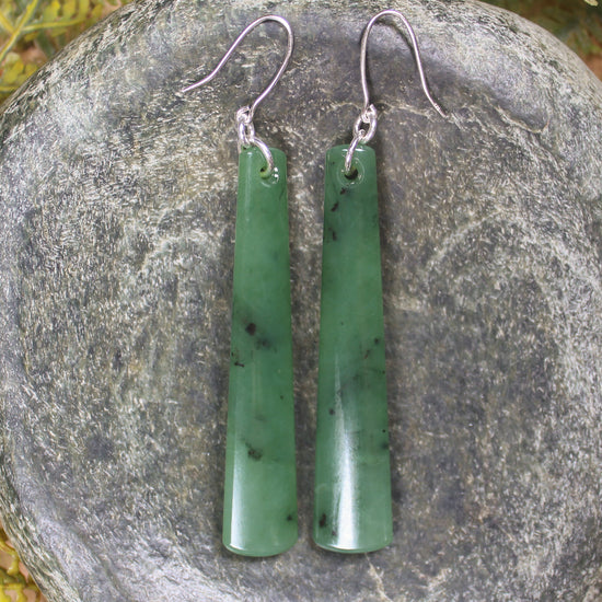 Hapopo Pounamu Earrings