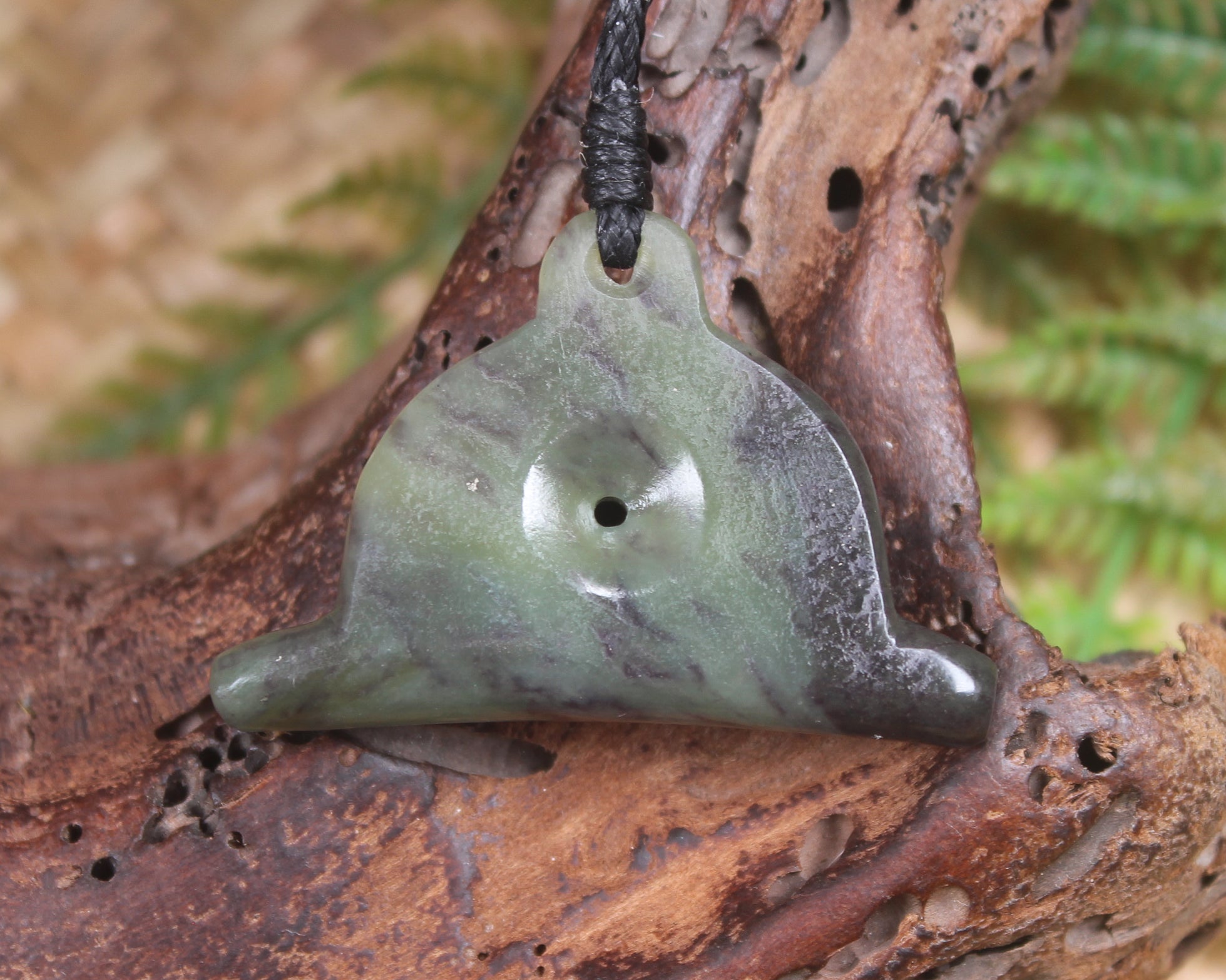 NZ Greenstone Shepards Dog Whistle Hapopo Pounamu