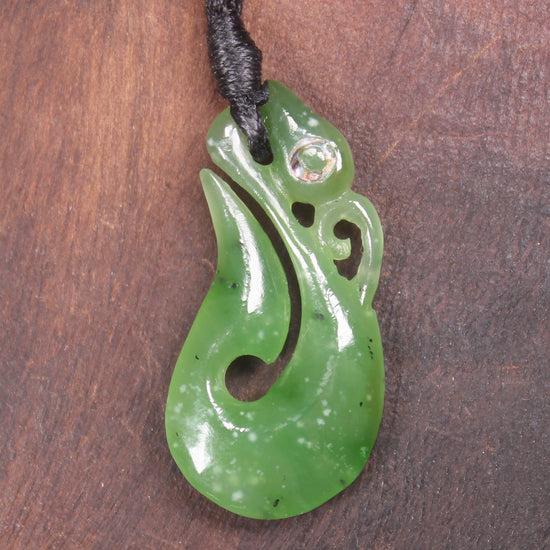 Manaia carved from Hapopo Pounamu - NZ Greenstone