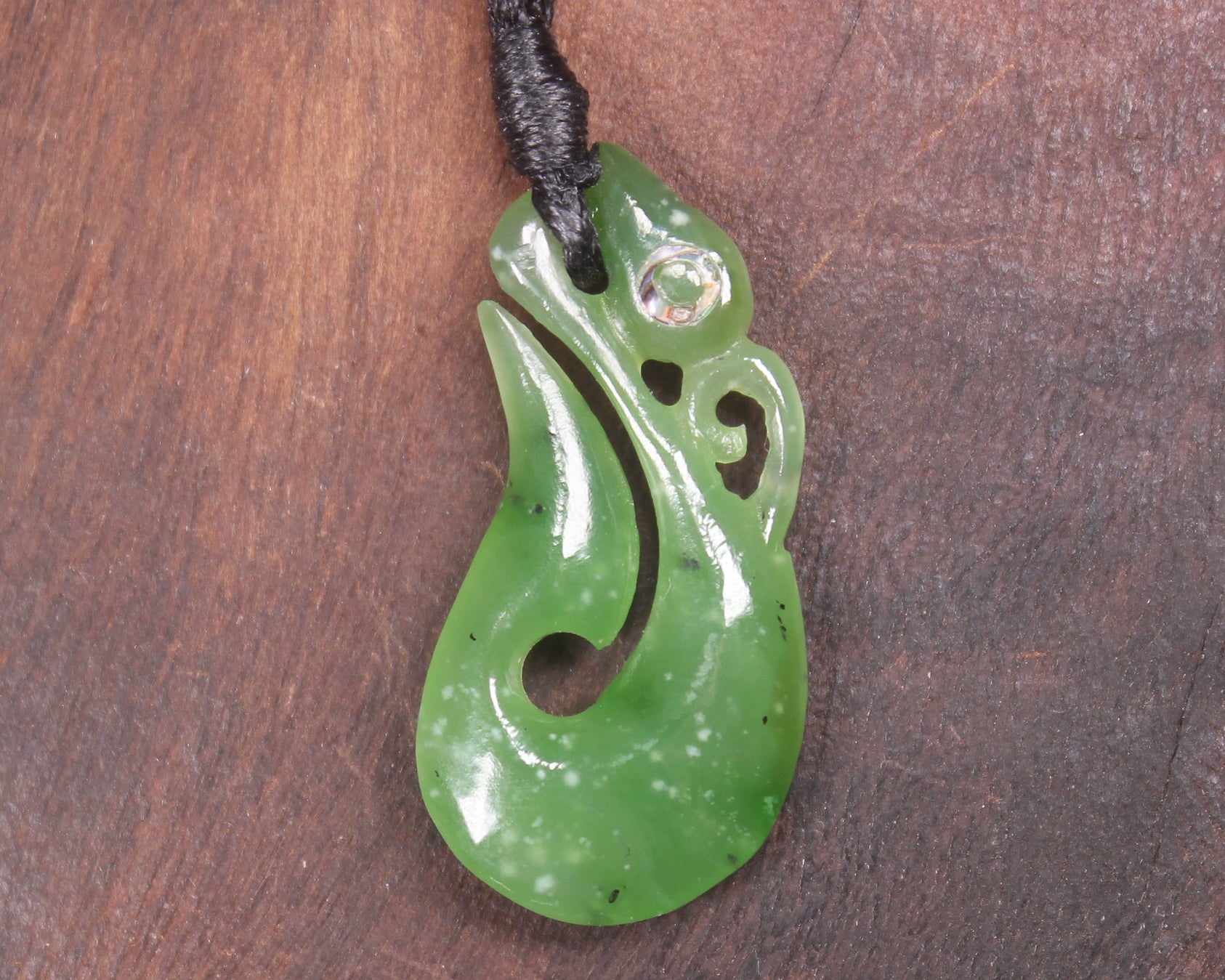 Manaia carved from Hapopo Pounamu - NZ Greenstone