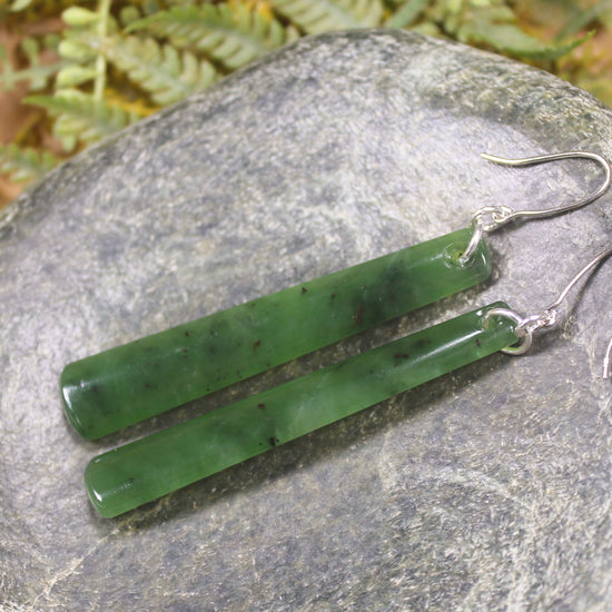 Hapopo Pounamu Earrings