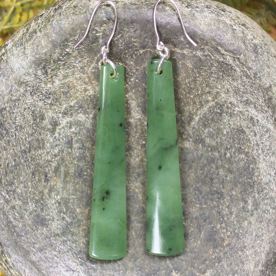 Hapopo Pounamu Earrings