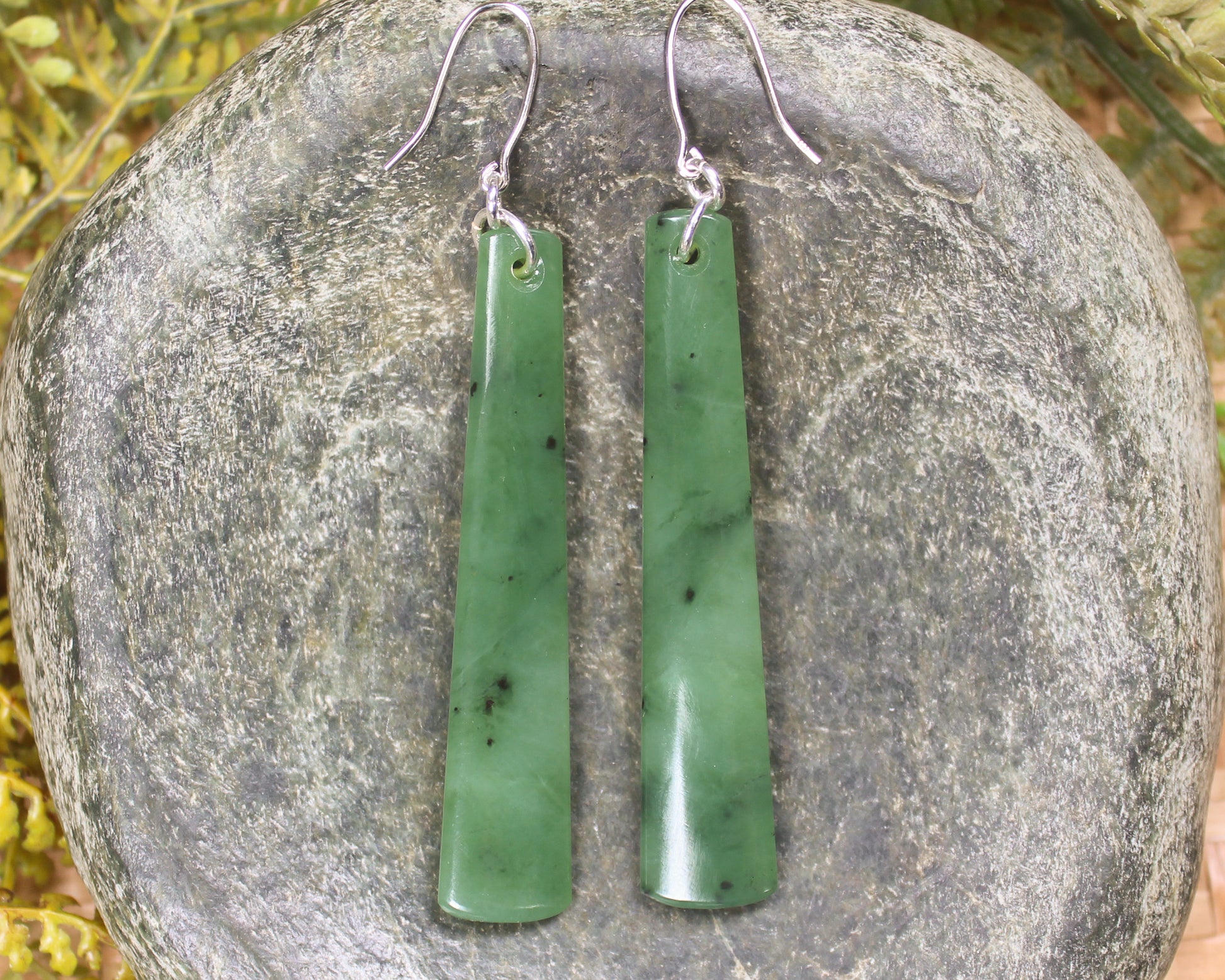 Hapopo Pounamu Earrings