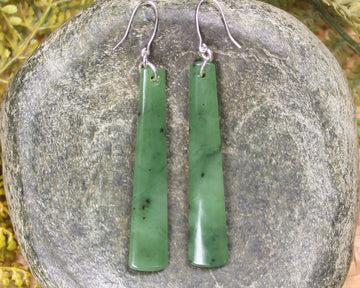 Hapopo Pounamu Earrings