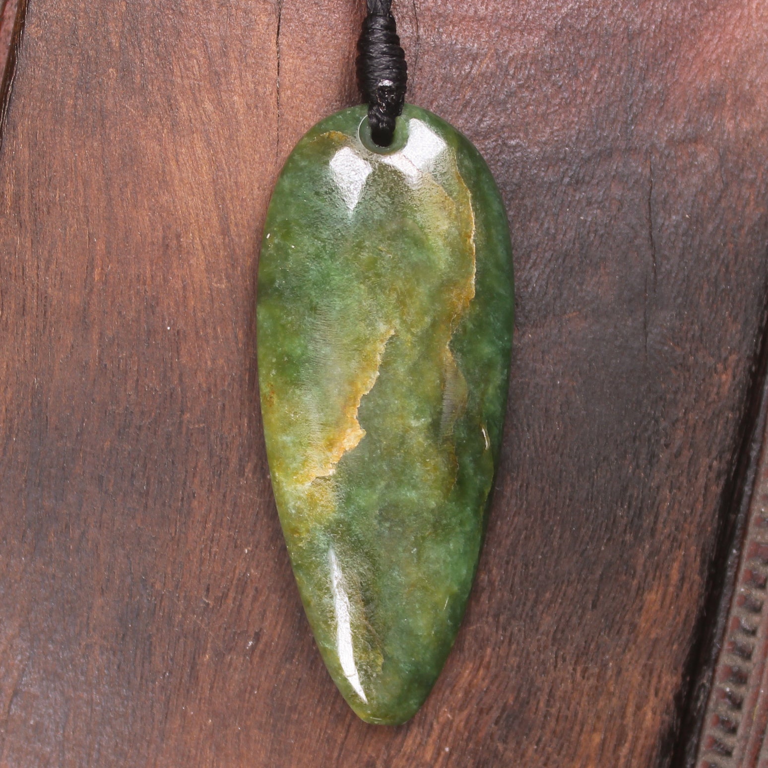 Owl pounamu pendant