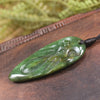 Owl pounamu pendant