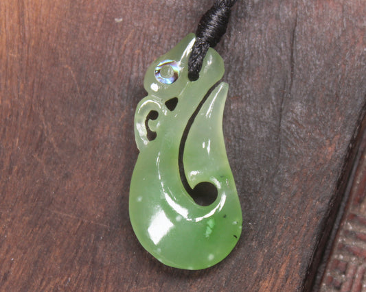 Manaia carved from Hapopo Pounamu - NZ Greenstone