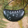 Breastplate or Shield carved from Rimu Pounamu - NZ Greenstone