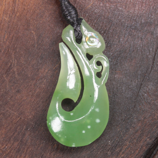 Manaia carved from Hapopo Pounamu - NZ Greenstone
