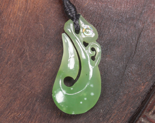 Manaia carved from Hapopo Pounamu - NZ Greenstone