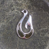 Rimu Pounamu pendant set in Sterling Silver - NZ Greenstone