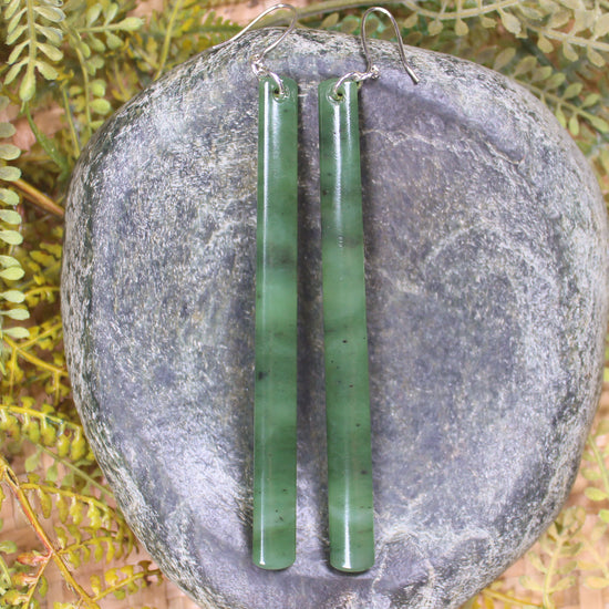 Hapopo Pounamu Earrings