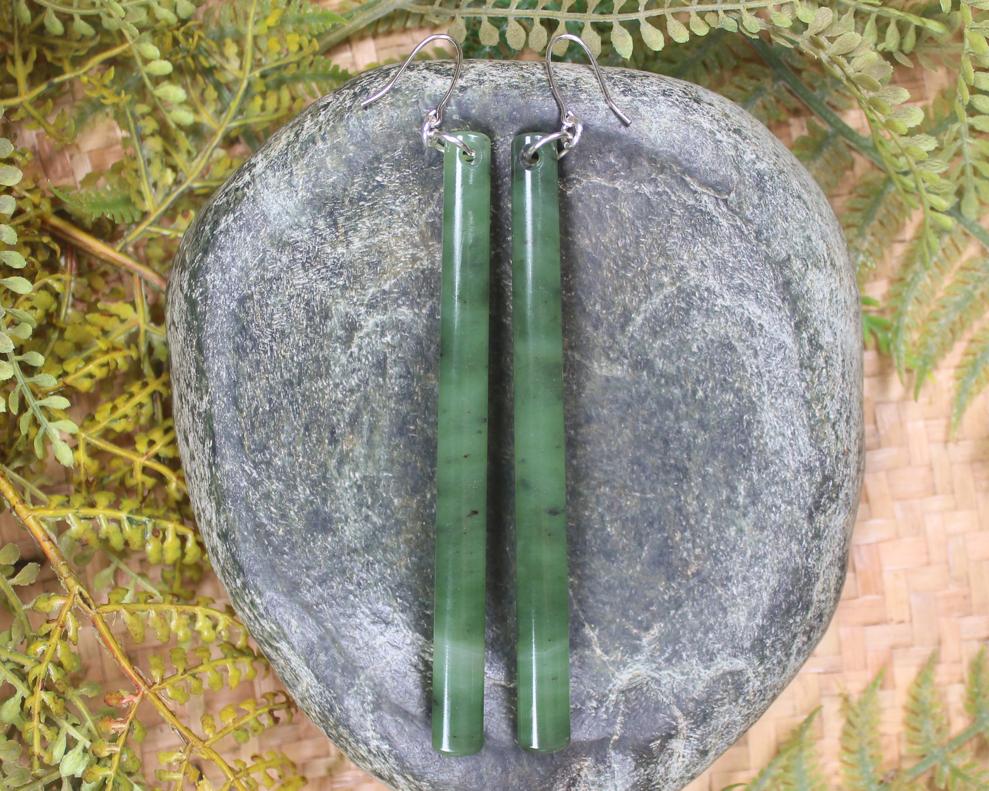 Hapopo Pounamu Earrings