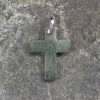 Rimu Pounamu pendant set in Sterling Silver - NZ Greenstone