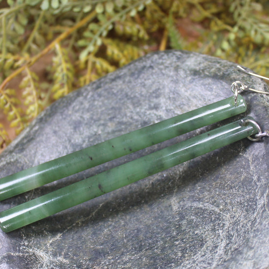 Hapopo Pounamu Earrings